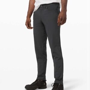 Lululemon ABC Pant 26 Classic 32" *Warpstreme Obsidian Black Grey Pants